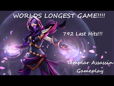 WORLDS LONGEST DOTA 2 GAME?!?! | 2 Hour Templar Assassin Game