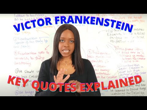 ‘Frankenstein' Quotes For GCSE Exams! | Victor Frankenstein Character Quotes & Word-Level Analysis
