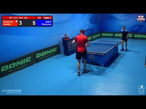 00:00 Oleksandr Ivashkin 1 - 3 Valerii Tatarynov West 5 WIN CUP 11.10.2022 | TABLE TENNIS WINCUP