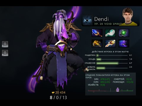 B8 VS Winstrike Team game #1 Dendi Void Spirit Gameplay