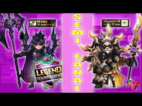 🇨🇦HOWTOPLAY VS HANNAH🇰🇷 | Legend Tournament [semi-finale] in SUMMONERS WAR