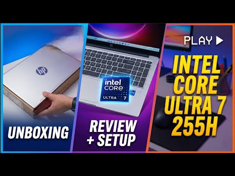 HP OmniBook 7 Unboxing & Review: Intel Core Ultra 7 255H (Setup Guide) #hp #Omnibook #intel #255H