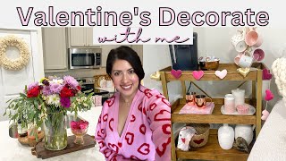 VALENTINES DECORATE WITH ME 2023 |  Valentine's Decor | Galentine's Ideas 💕