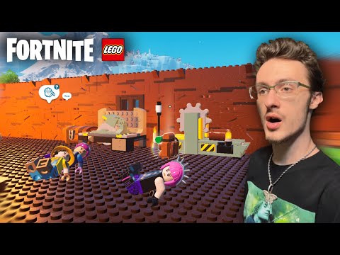 EPIC Fortnite Adventure with Minecraft Lego Character!