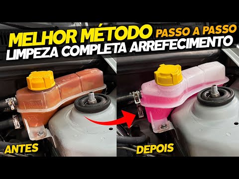 COMO LIMPAR SISTEMA DE ARREFECIMENTO EM CASA Melhor produto limpar Radiador com Ferrugem muito sujo