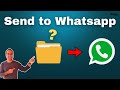 How To Send A Folder Through WhatsApp