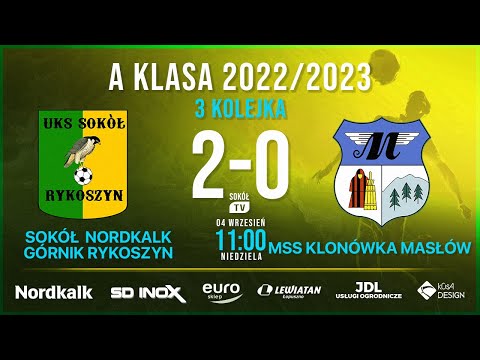 A klasa 2022/2023 Sokół Rykoszyn - Klonówka Masłów