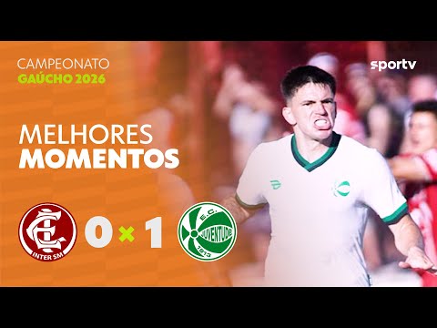 Gols e lances de Internacional x Juventude-RS