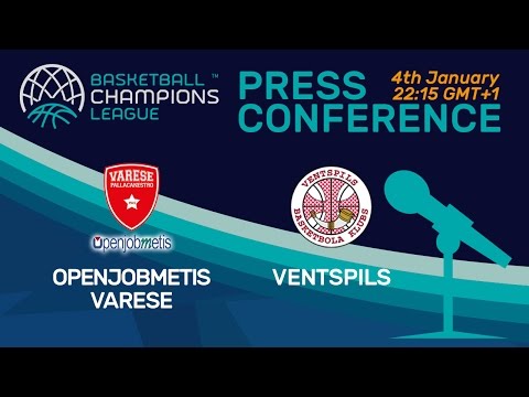Openjobmetis Varese v Ventspils - Press Conference - Basketball Champions League