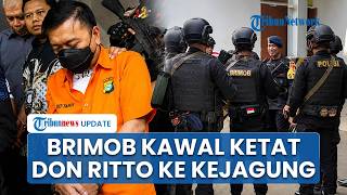 Detik-detik Don Ritto dan Barang Bukti Emas Dilimpahkan ke Kejagung, Dikawal Ketat Brimob Bersenjata