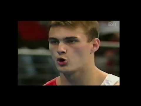 Leszek Blanik  (gimnastyka - skok) Olimpiada w Sydney. Polski komentarz
