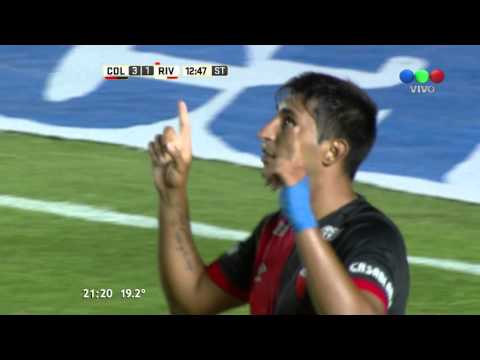 Gol de Alan Ruiz. Colón 3 - River 1 | Primera División 2016 - Fecha 07