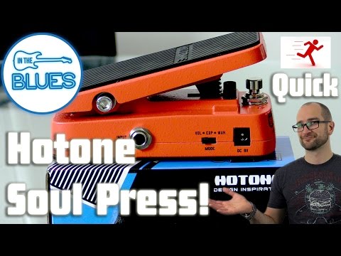 HOTONE SOUL PRESS Volume / Expression / Wah Pedal Soulpress image 2