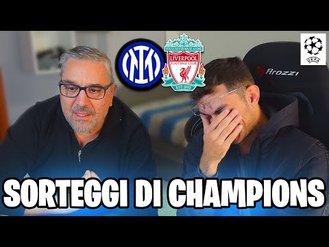 REAZIONE IN DIRETTA AI SORTEGGI DI CHAMPIONS LEAGUE! INTER-LIVERPOOL