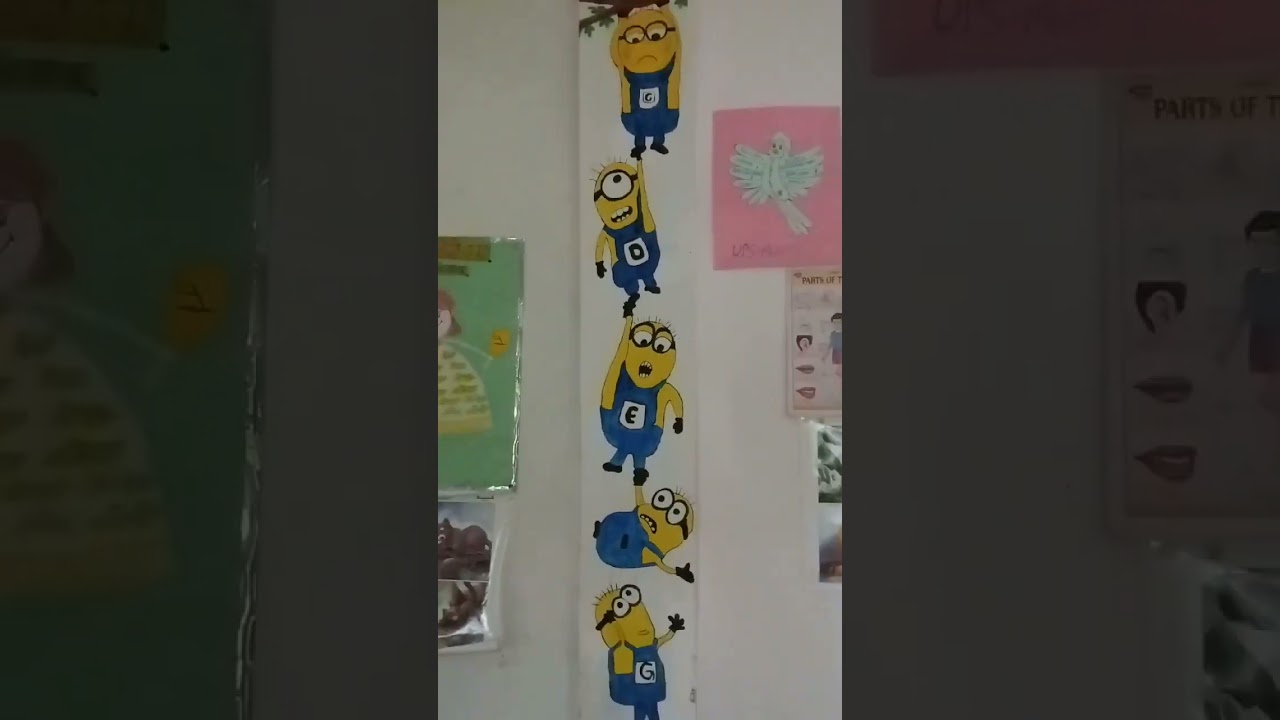 #minions #wallpaper #mural #youtubeshorts