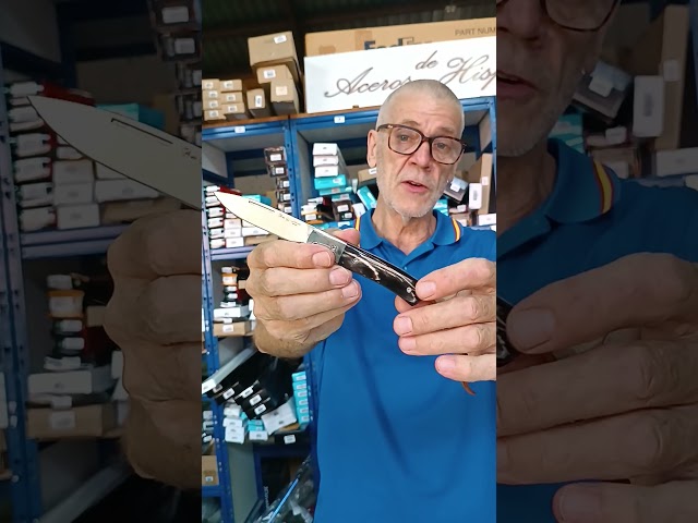Vídeo relacionado con Arcos Serie Navajas Profesionales - Navaja Profesional - Hoja Filo de Acero Inoxidable NITRUM de 85 mm - Navaja de Acero Inoxidable Color naranja