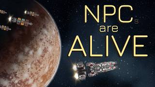 NPCs Live Their Own Lives in My Sandbox Space Game