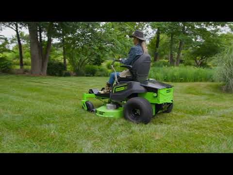 2021 GREENWORKS 42" Residentail Zero Turn Mower in Lancaster, South Carolina - Video 1