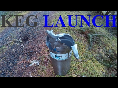 How High Will Tannerite Launch a FULL Sixth Barrel Keg?