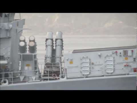 HMS LANCASTER F229 arrives in La Coruna