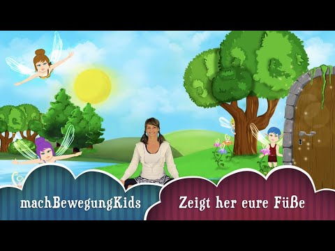 Zeigt her Eure Füße - Kinderlied mit Bewegung || BEWEGUNG für KINDER || mit ManuelaYogela 🌸 ||