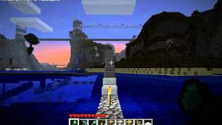 Minecraft semi completed sphere plus a look at the underworld..