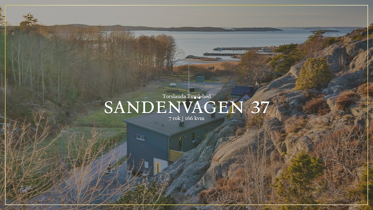 7 rum Villa på Sandenvägen 37 Torslanda Tumlehed Göteborgs kommun - video
