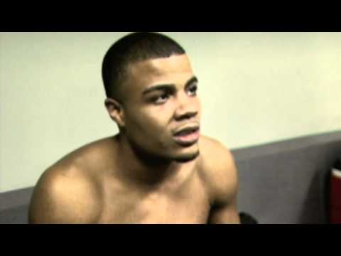 3/16/12 NCAA Tournament Reggie Keely after 65-60 #13 Ohio's Win over #4 Michigan