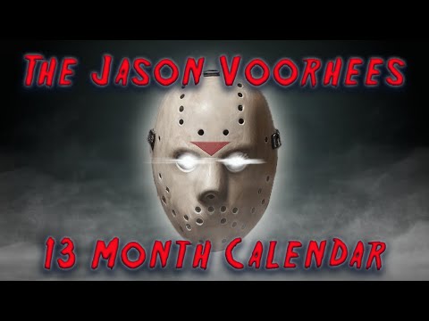 Jason Voorhees 13 month Calendar