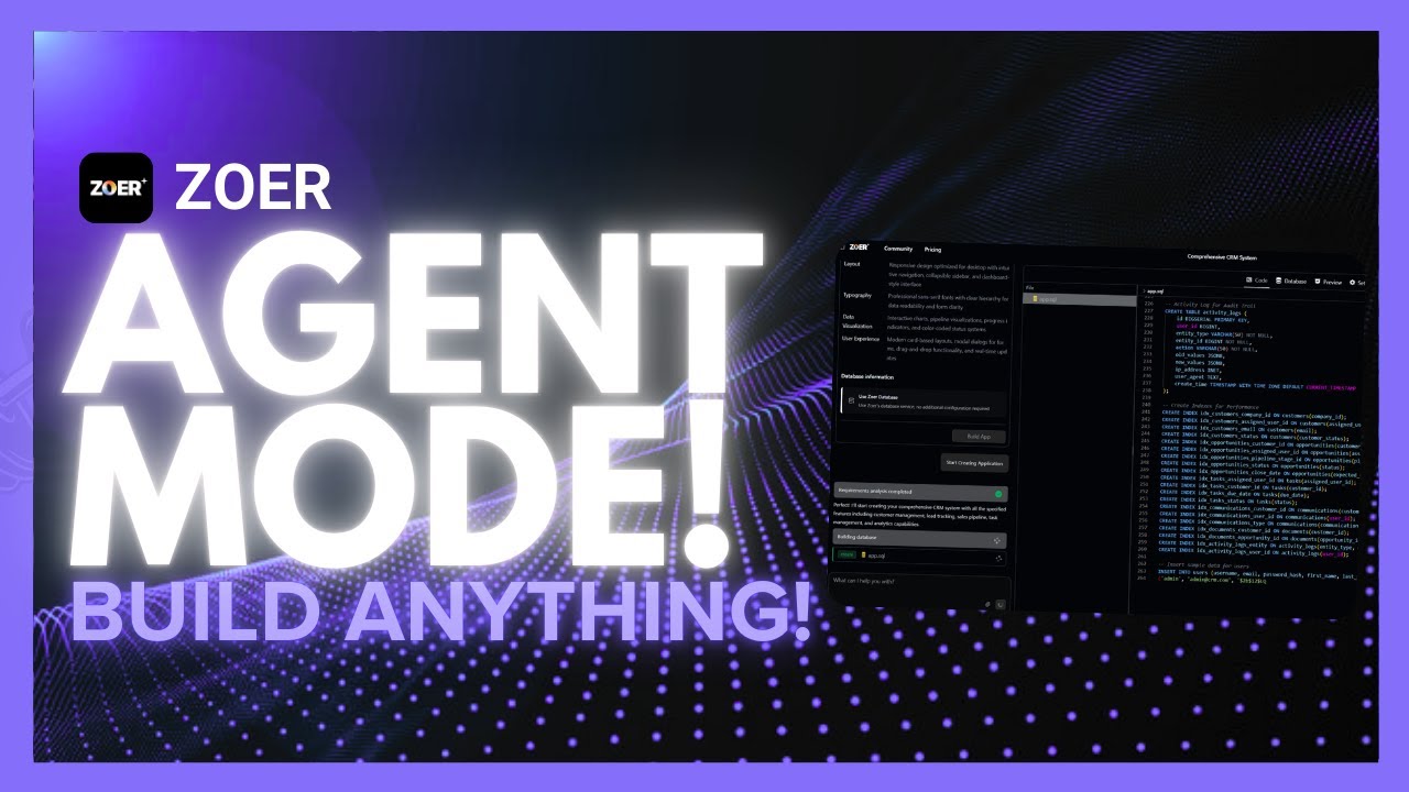 Zoer: NEW AI Vibe Coder! AI Full-Stack Engineer CAN BUILD ANYTHING! Lovable, & V0 Alternative!