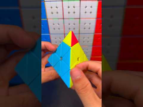 Cómo resolver la esquina girada en el PYRAMINX😅
