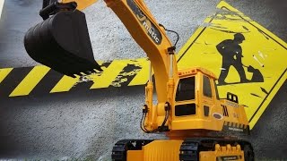 RC Jamara excavator - unboxing and testing