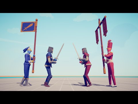 BANNER BEARER & EVERY UNIT vs FLAG BEARER & EVERY UNIT - Totally Accurate Battle Simulator TABS