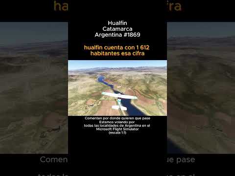Hualfin, Catamarca desde el Microsoft Flight Simulator #hualfin #catamarca #argentina #Msfs2024