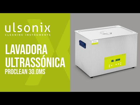 vídeo - Lavadora ultrassónica - 30 litros - 600 W