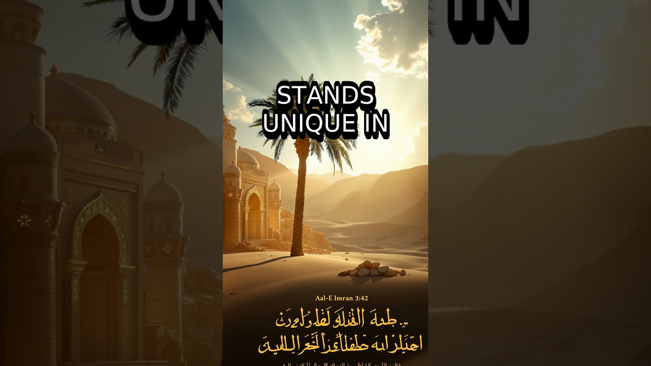 Allah Chose Her Above All Women