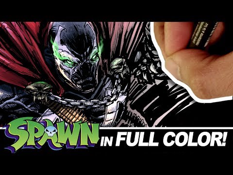 DRAWING SPAWN in FULL COLOR!  Collab with Jackson Caspersz Art!