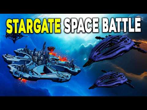 STARGATE Ancient Fleet vs Wraith - Stargate Races: Sins of a Solar Empire 2