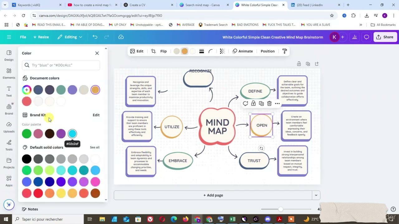 How To Create A Mind Map In Canva - Easy Tutorial