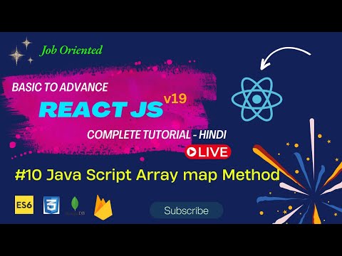 10 Reactjs 19 Tutorial Hindi Java Script Array Map Method Array Mapping Function React