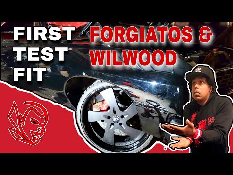 TEST FITTING MY NEW FORGIATOS AND WILWOOD BRAKES ON DRACULA