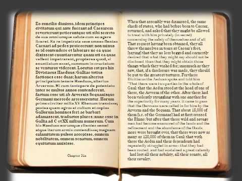 Caesar - De bello Gallico / Liber I