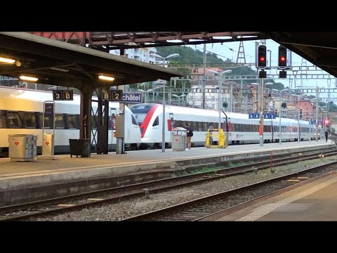 Des Trains CFF, TransN et BLS à Neuchâtel et ses alentours