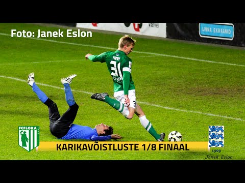 Evald Tipneri karikavõistluste 1/8 finaal: Tallinna FC Flora - JK Retro 17:0 (8:0)