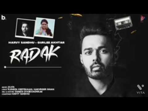 RADAK new punjabi song - Harvy sandhu |  gurlej akhtar | new Punjabi song