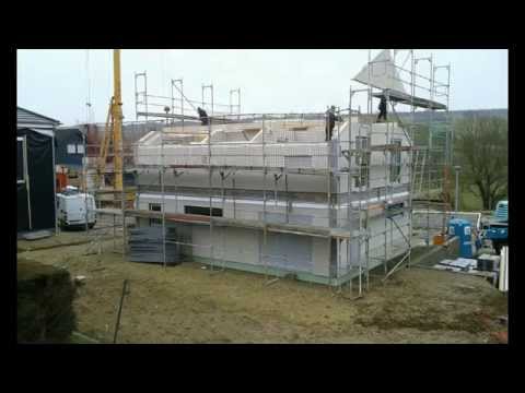 Unser Weg zum Eigenheim - der Stelltag - Unser Neo von FingerHaus