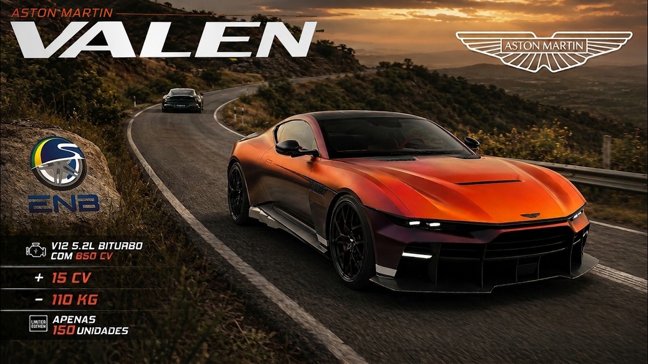 Briefing #464 - Aston Martin Valen, mais um Super GT mas só com cambio automático? 🤔
