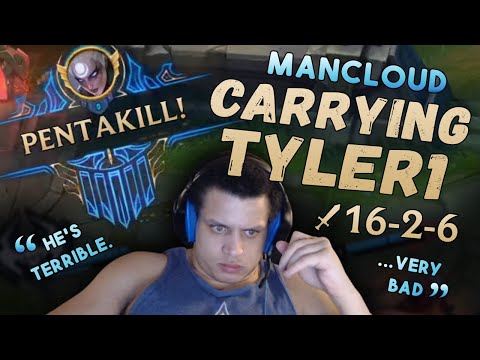 Hard Carrying Tyler 1 with Phase Rush Diana!