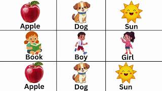 100 Easy English Words | A1 Vocabulary with Simple Sentences | English Speaking Practice
