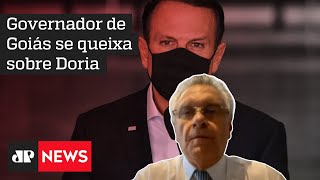 ‘É inadmissível querer furar o plano nacional de imunização’, diz Ronaldo Caiado